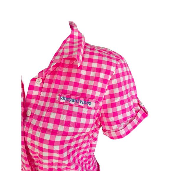 Vineyard Vines Medium Gigham Harbor Dress Size 2 - Picture 2 of 5